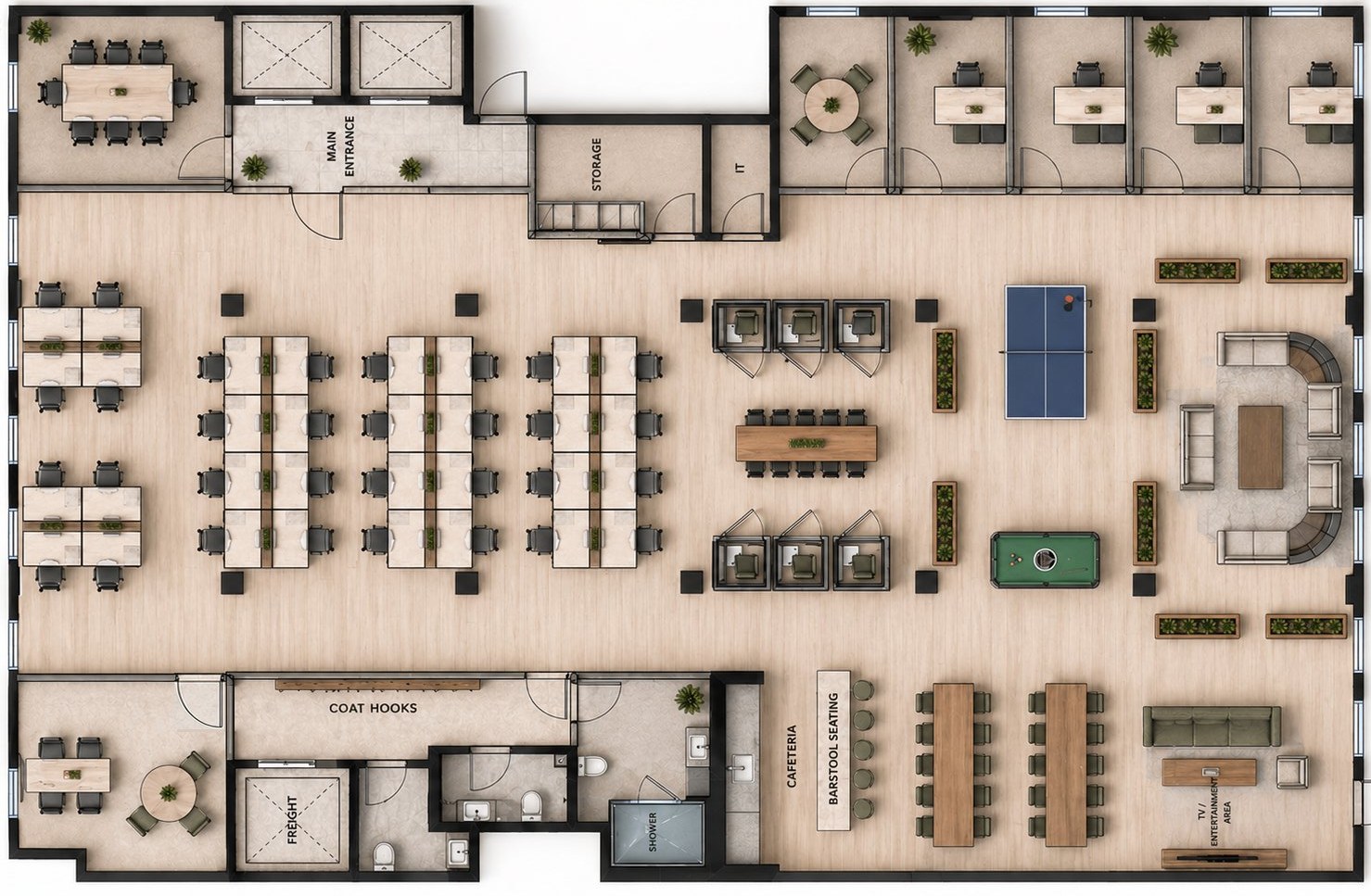 104 West 27th, Phase 1 land floor plan
